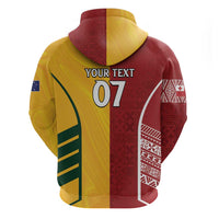 Australia - Tonga Rugby Custom Hoodie Minimalist Dynamic LT7 - Polynesian Pride