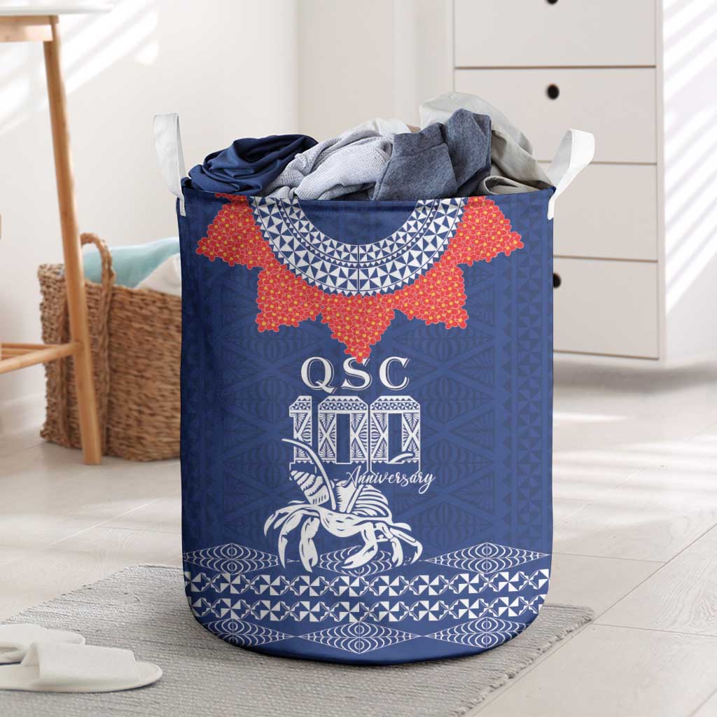 Queen Salote College 100 Years Anniversary Laundry Basket Tonga QSC Royal Blue LT7 Royal Blue - Polynesian Pride