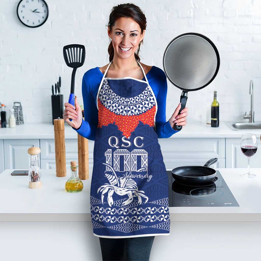 Queen Salote College 100 Years Anniversary Apron Tonga QSC Royal Blue LT7 - Polynesian Pride