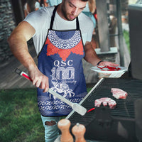 Queen Salote College 100 Years Anniversary Apron Tonga QSC Royal Blue LT7 - Polynesian Pride