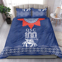 Queen Salote College 100 Years Anniversary Bedding Set Tonga QSC Royal Blue LT7 - Polynesian Pride