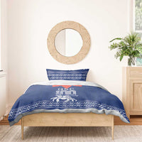 Queen Salote College 100 Years Anniversary Bedding Set Tonga QSC Royal Blue LT7 - Polynesian Pride