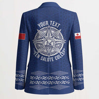 Queen Salote College 100 Years Anniversary Personalized Blazer Tonga QSC Royal Blue LT7 - Polynesian Pride