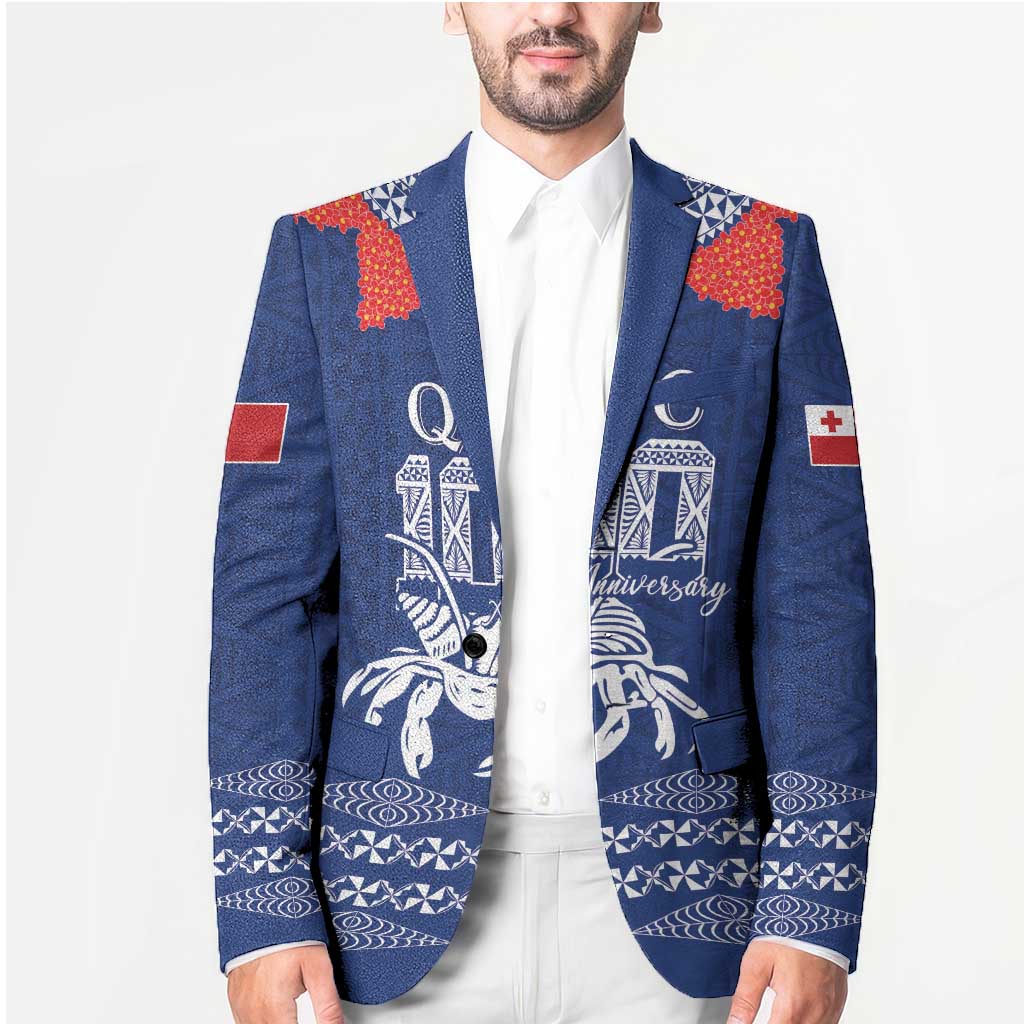 Queen Salote College 100 Years Anniversary Personalized Blazer Tonga QSC Royal Blue LT7 - Polynesian Pride