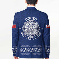 Queen Salote College 100 Years Anniversary Personalized Blazer Tonga QSC Royal Blue LT7 - Polynesian Pride