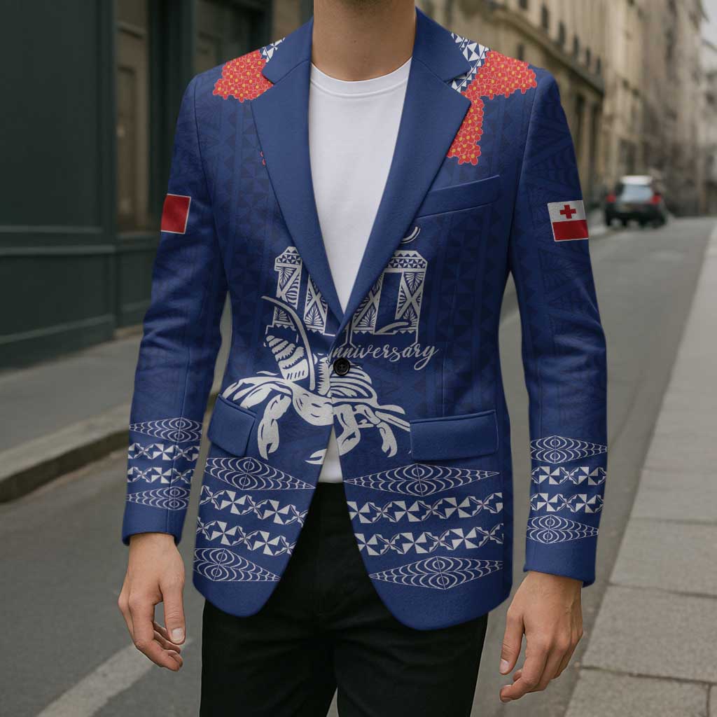 Queen Salote College 100 Years Anniversary Personalized Blazer Tonga QSC Royal Blue LT7 - Polynesian Pride