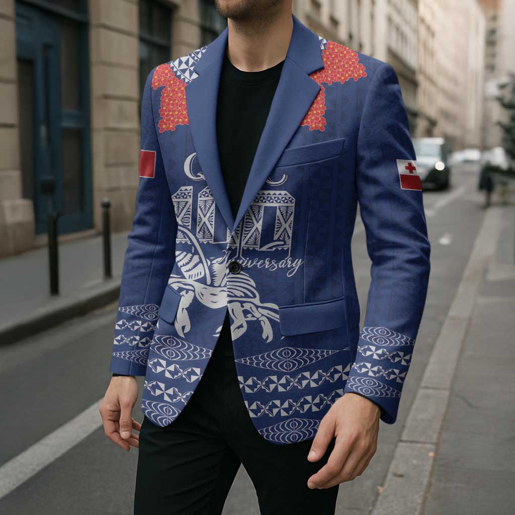Queen Salote College 100 Years Anniversary Personalized Blazer Tonga QSC Royal Blue LT7 - Polynesian Pride