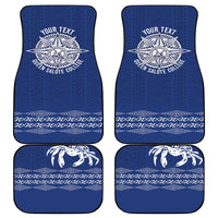 Queen Salote College 100 Years Anniversary Personalized Car Mats Tonga QSC Royal Blue LT7 - Polynesian Pride