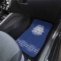 Queen Salote College 100 Years Anniversary Personalized Car Mats Tonga QSC Royal Blue LT7 - Polynesian Pride