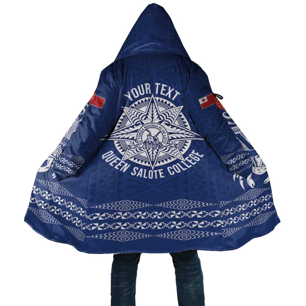 Queen Salote College 100 Years Anniversary Personalized Cloak Tonga QSC Royal Blue LT7 Unisex Royal Blue - Polynesian Pride