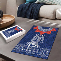 Queen Salote College 100 Years Anniversary Puzzle Tonga QSC Royal Blue LT7 - Polynesian Pride