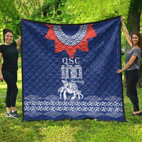 Queen Salote College 100 Years Anniversary Quilt Tonga QSC Royal Blue LT7 - Polynesian Pride