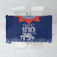 Queen Salote College 100 Years Anniversary Tablecloth Tonga QSC Royal Blue LT7 Royal Blue - Polynesian Pride