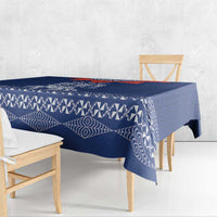 Queen Salote College 100 Years Anniversary Tablecloth Tonga QSC Royal Blue LT7 - Polynesian Pride
