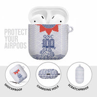 Queen Salote College 100 Years Anniversary AirPods Case Tonga QSC White LT7 - Polynesian Pride