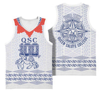 Queen Salote College 100 Years Anniversary Personalized Basketball Jersey Tonga QSC White LT7 - Polynesian Pride