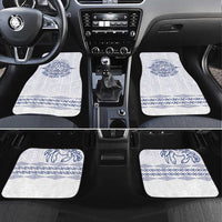 Queen Salote College 100 Years Anniversary Personalized Car Mats Tonga QSC White LT7 Set 4pcs White - Polynesian Pride