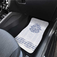 Queen Salote College 100 Years Anniversary Personalized Car Mats Tonga QSC White LT7 - Polynesian Pride