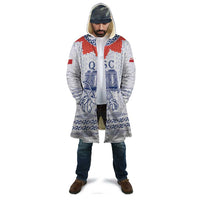 Queen Salote College 100 Years Anniversary Personalized Cloak Tonga QSC White LT7 - Polynesian Pride