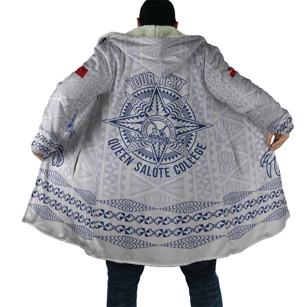 Queen Salote College 100 Years Anniversary Personalized Cloak Tonga QSC White LT7 - Polynesian Pride