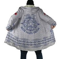 Queen Salote College 100 Years Anniversary Personalized Cloak Tonga QSC White LT7 - Polynesian Pride