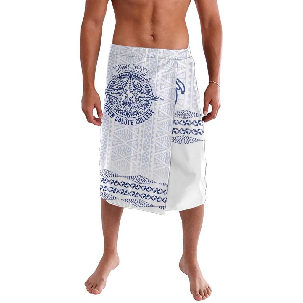 Queen Salote College 100 Years Anniversary Personalized Lavalava Tonga QSC White LT7 White - Polynesian Pride