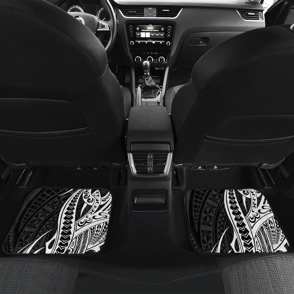 Personalised Philippines Car Mats Tribal Sun LT7 - Polynesian Pride