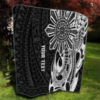 Personalised Philippines Quilt Tribal Sun LT7 - Polynesian Pride