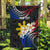 Personalised Philippines Tribal Garden Flag Mix Plumeria - Flag Colors LT7 Garden Flag Black - Polynesian Pride