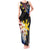 Personalised Philippines Tribal Tank Maxi Dress Mix Plumeria - Flag Colors LT7 Women Black - Polynesian Pride