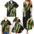 Hawaii Aloha Kakau Family Matching Summer Maxi Dress and Hawaiian Shirt Puakenikeni and Maile Lei Twist