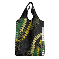 Hawaii Aloha Kakau Grocery Bag Puakenikeni and Maile Lei Twist LT7 - Polynesian Pride