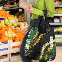 Hawaii Aloha Kakau Grocery Bag Puakenikeni and Maile Lei Twist LT7 - Polynesian Pride