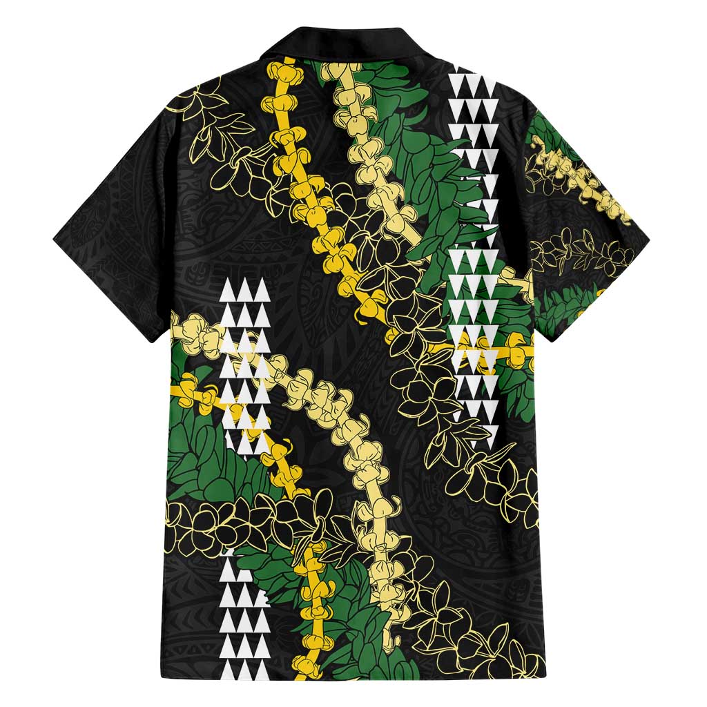 Hawaii Aloha Kakau Hawaiian Shirt Puakenikeni and Maile Lei Twist LT7 - Polynesian Pride