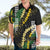 Hawaii Aloha Kakau Hawaiian Shirt Puakenikeni and Maile Lei Twist