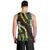 Hawaii Aloha Kakau Men Tank Top Puakenikeni and Maile Lei Twist