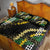 Hawaii Aloha Kakau Quilt Bed Set Puakenikeni and Maile Lei Twist