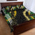 Hawaii Aloha Kakau Quilt Bed Set Puakenikeni and Maile Lei Twist