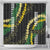 Hawaii Aloha Kakau Shower Curtain Puakenikeni and Maile Lei Twist