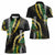 Hawaii Aloha Kakau Women Polo Shirt Puakenikeni and Maile Lei Twist