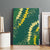 Hawaii Aloha Kakau Canvas Wall Art Green Puakenikeni and Maile Lei Twist