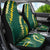 Hawaii Aloha Kakau Car Seat Cover Green Puakenikeni and Maile Lei Twist