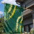 Hawaii Aloha Kakau Garden Flag Green Puakenikeni and Maile Lei Twist