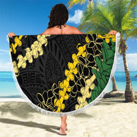 Hawaii Puakenikeni - Maile Lei Beach Blanket Obsidian Black LT7 - Polynesian Pride