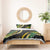 Hawaii Puakenikeni - Maile Lei Bedding Set Obsidian Black