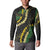 Hawaii Puakenikeni - Maile Lei Button Sweatshirt Obsidian Black