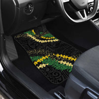Hawaii Puakenikeni - Maile Lei Car Mats Obsidian Black LT7 - Polynesian Pride