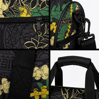 Hawaii Puakenikeni - Maile Lei Duffle Bag Obsidian Black