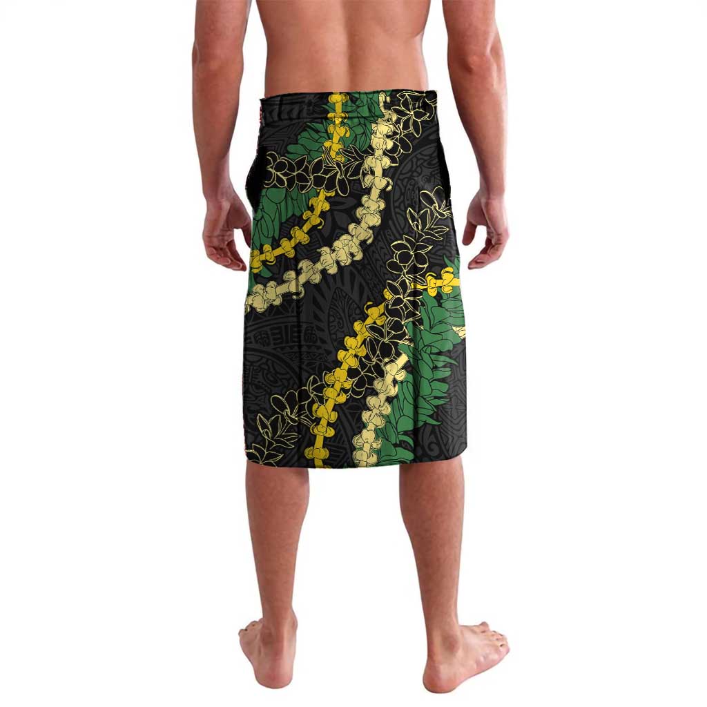 Hawaii Puakenikeni - Maile Lei Lavalava Obsidian Black LT7 - Polynesian Pride