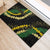 Hawaii Puakenikeni - Maile Lei Rubber Doormat Obsidian Black